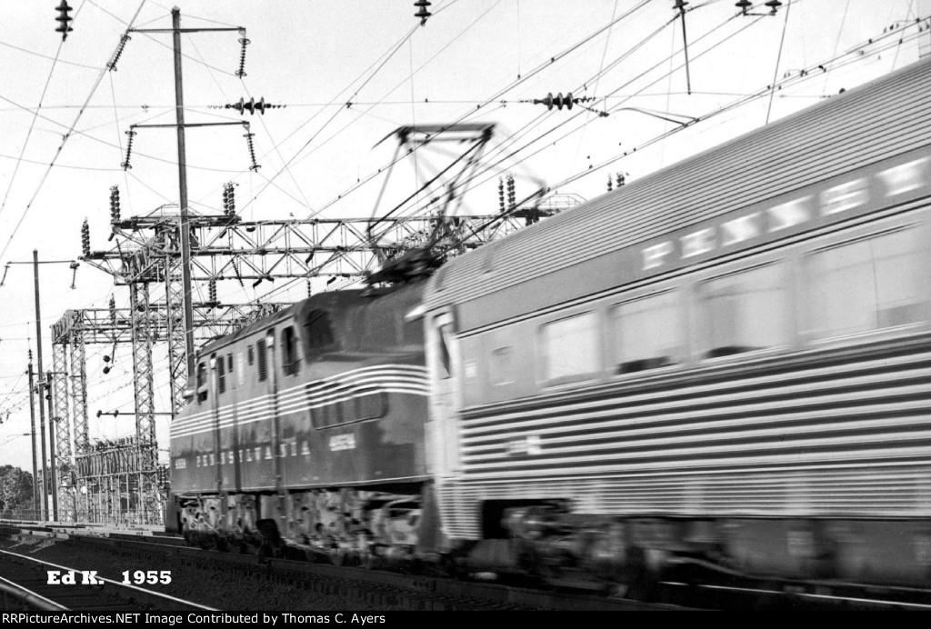 PRR Passenger Train, 1955